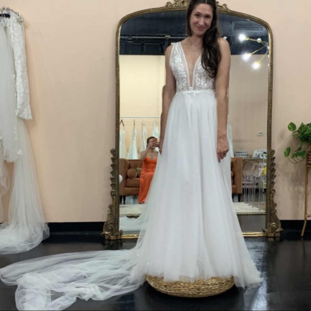 BRAND NEW NWOT Made With Love Riley Dress with Tulle Skirt + Detachable Wings